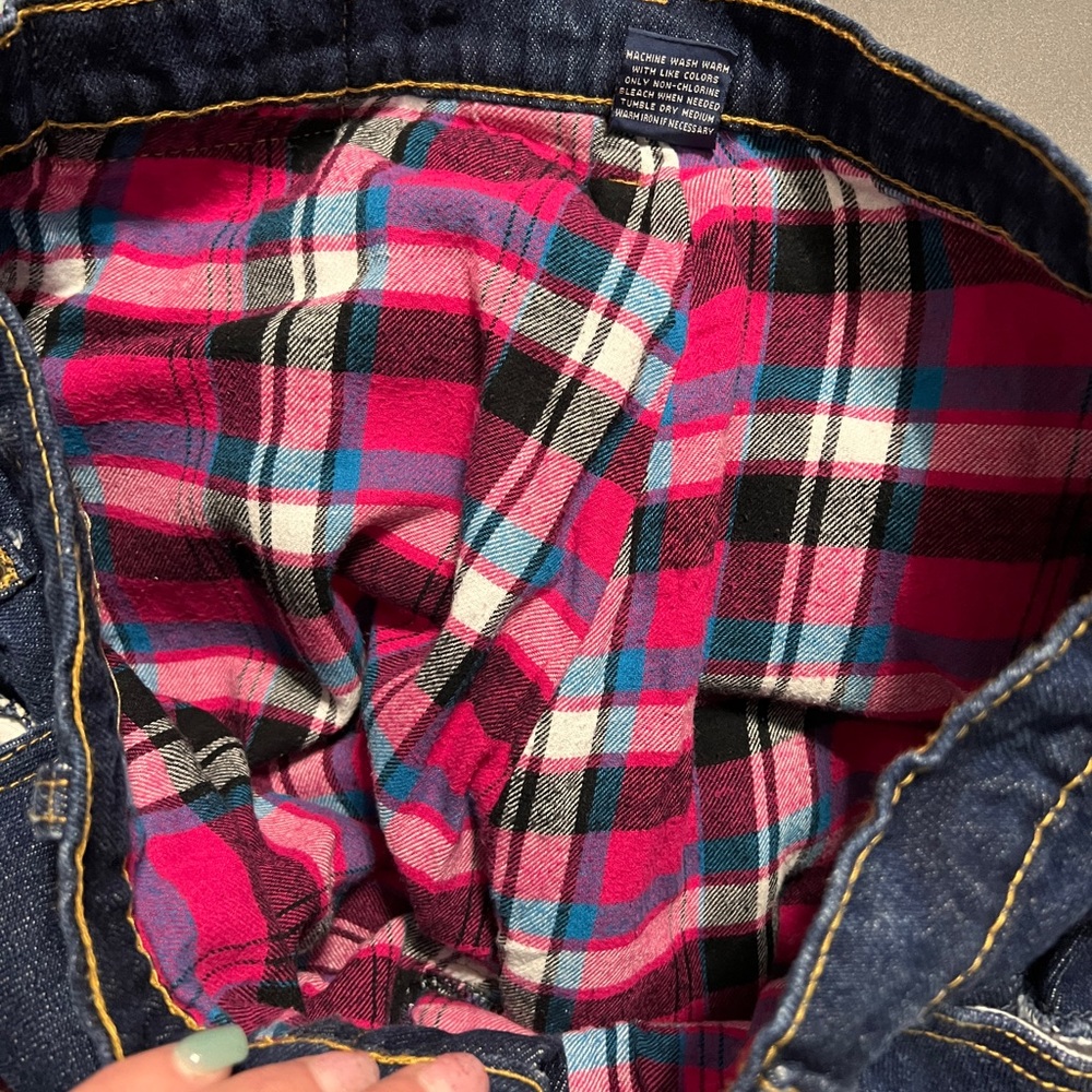 Women size 14x31 flannel lined jeans. - Picture 5 of 5